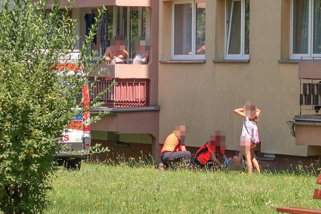 12-latka wypadła z balkonu na Gałczyńskiego