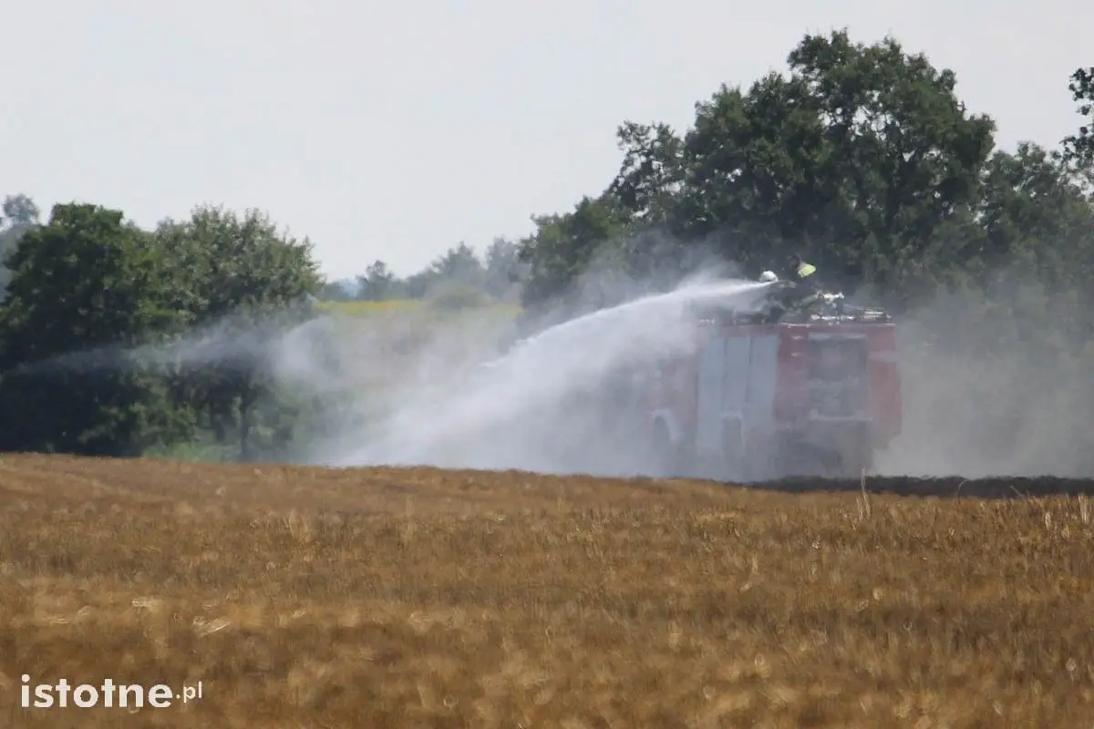 Kolejne pożary ściernisk