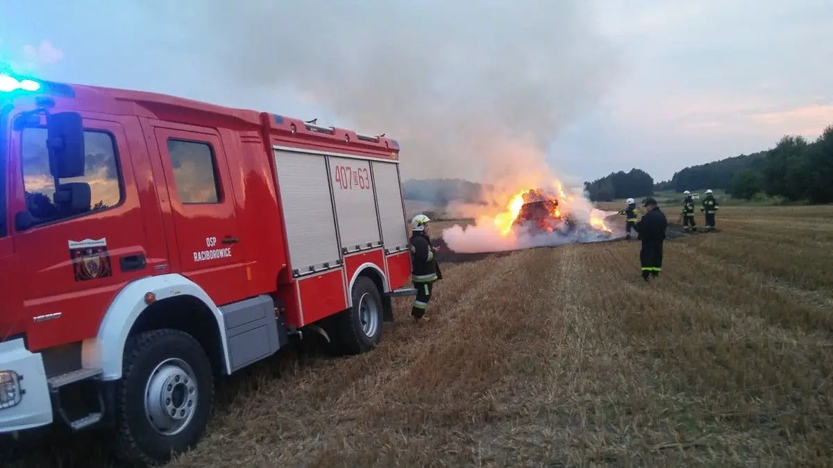 Pożar w Raciborowicach Górnych