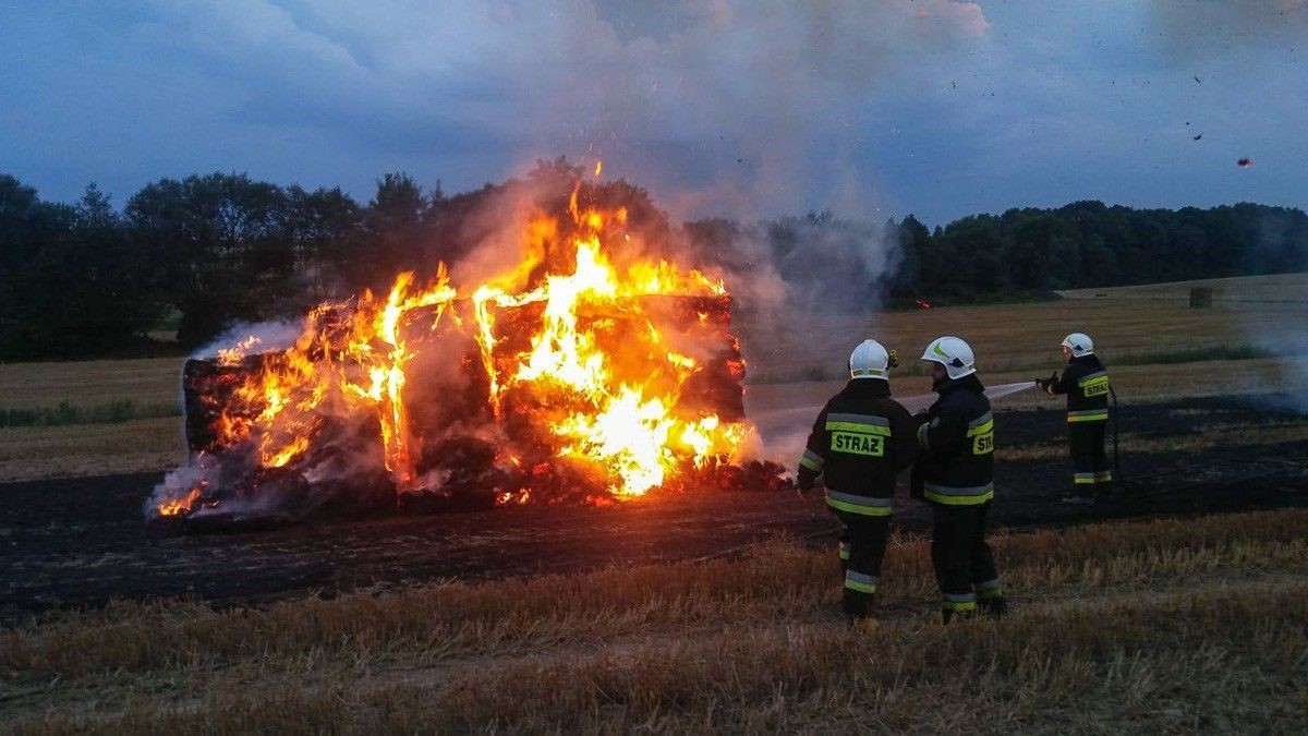 Pożar w Raciborowicach Górnych