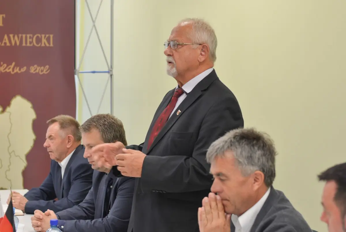 Urzędnicy z Powiatu Bautzen w Powiecie Bolesławieckim