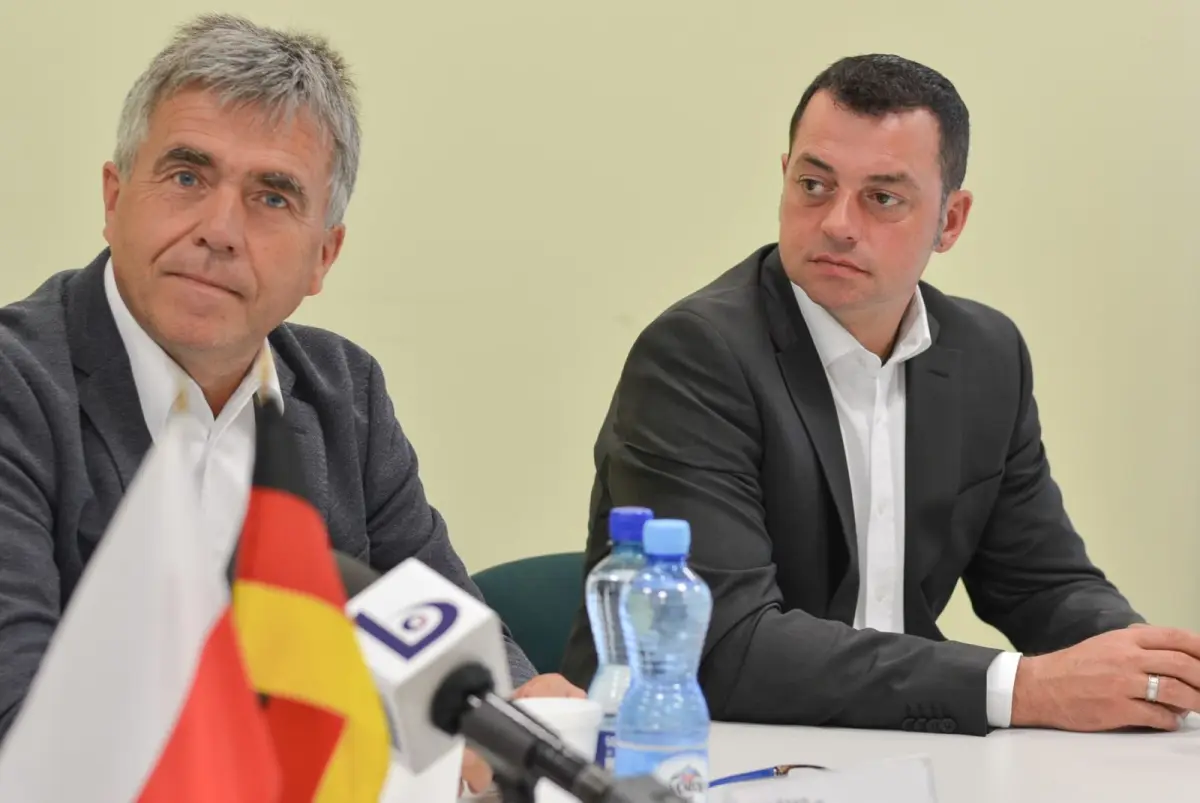 Urzędnicy z Powiatu Bautzen w Powiecie Bolesławieckim