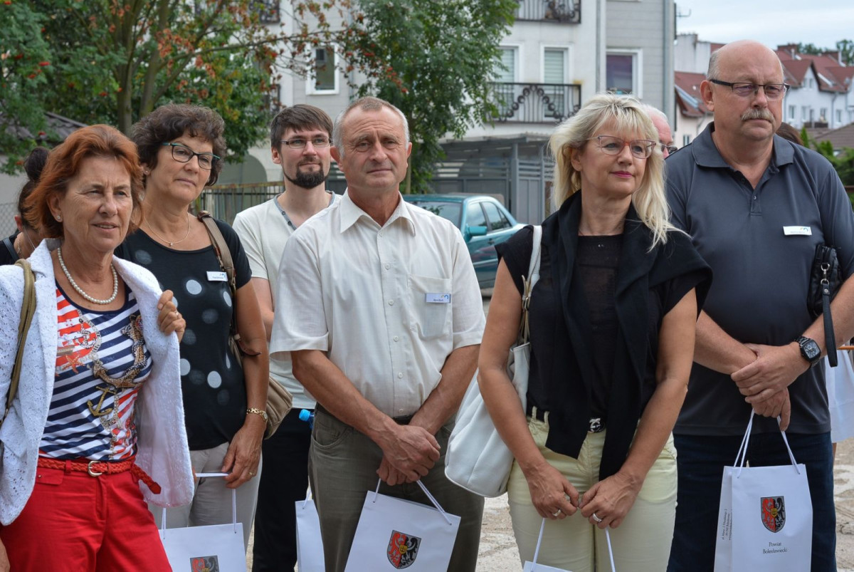 Urzędnicy z Powiatu Bautzen w Powiecie Bolesławieckim
