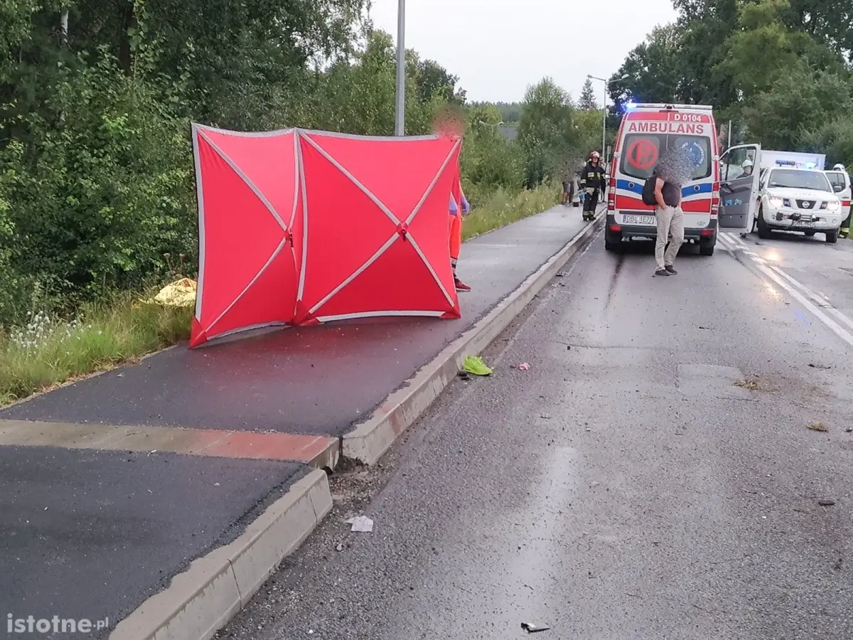 Śmiertelny wypadek w Golnicach