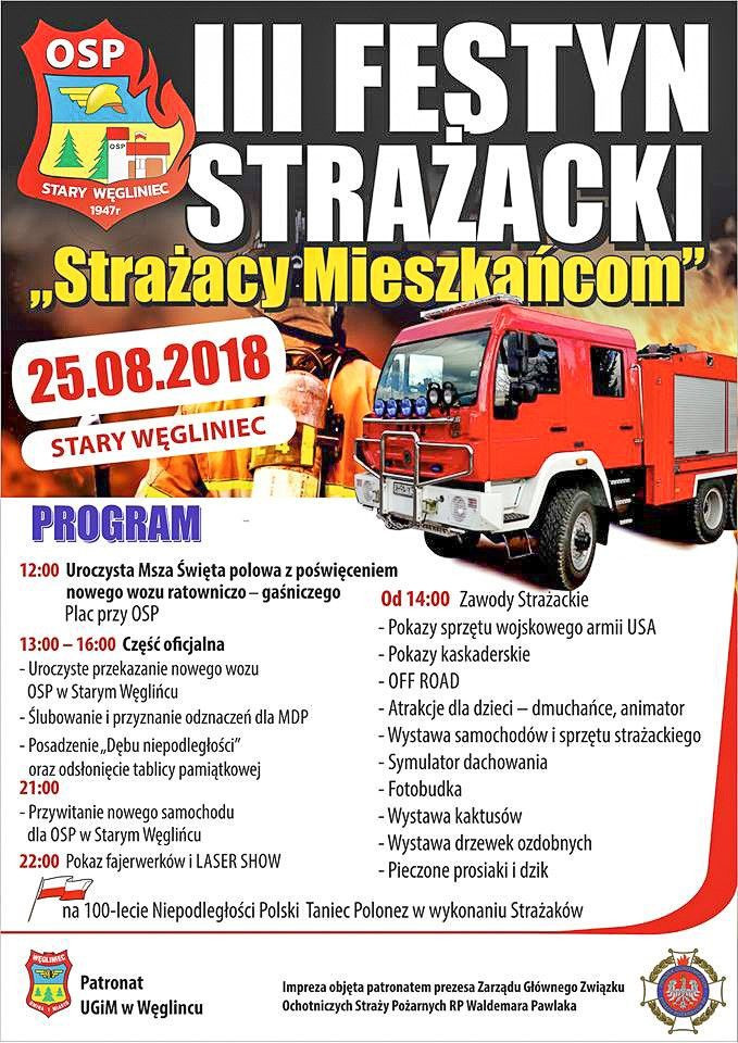 Trzeci Festyn Strażacki OSP Stary Węgliniec