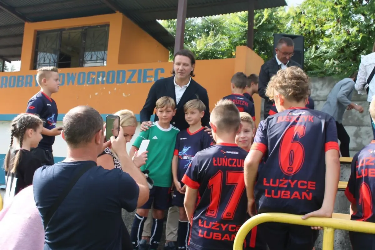 Radosław Majdan na Gminnym Festiwalu Sportu