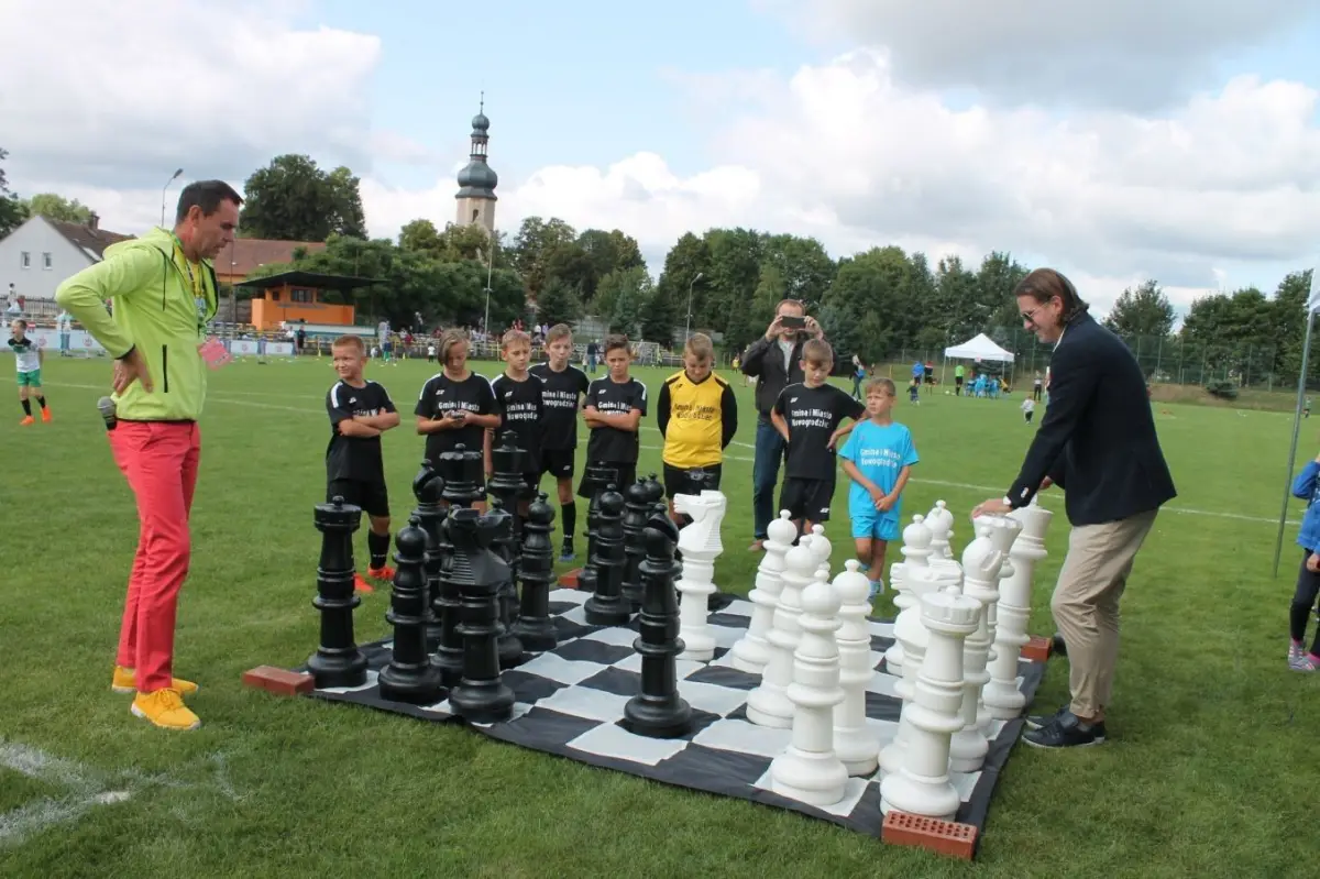 Radosław Majdan na Gminnym Festiwalu Sportu