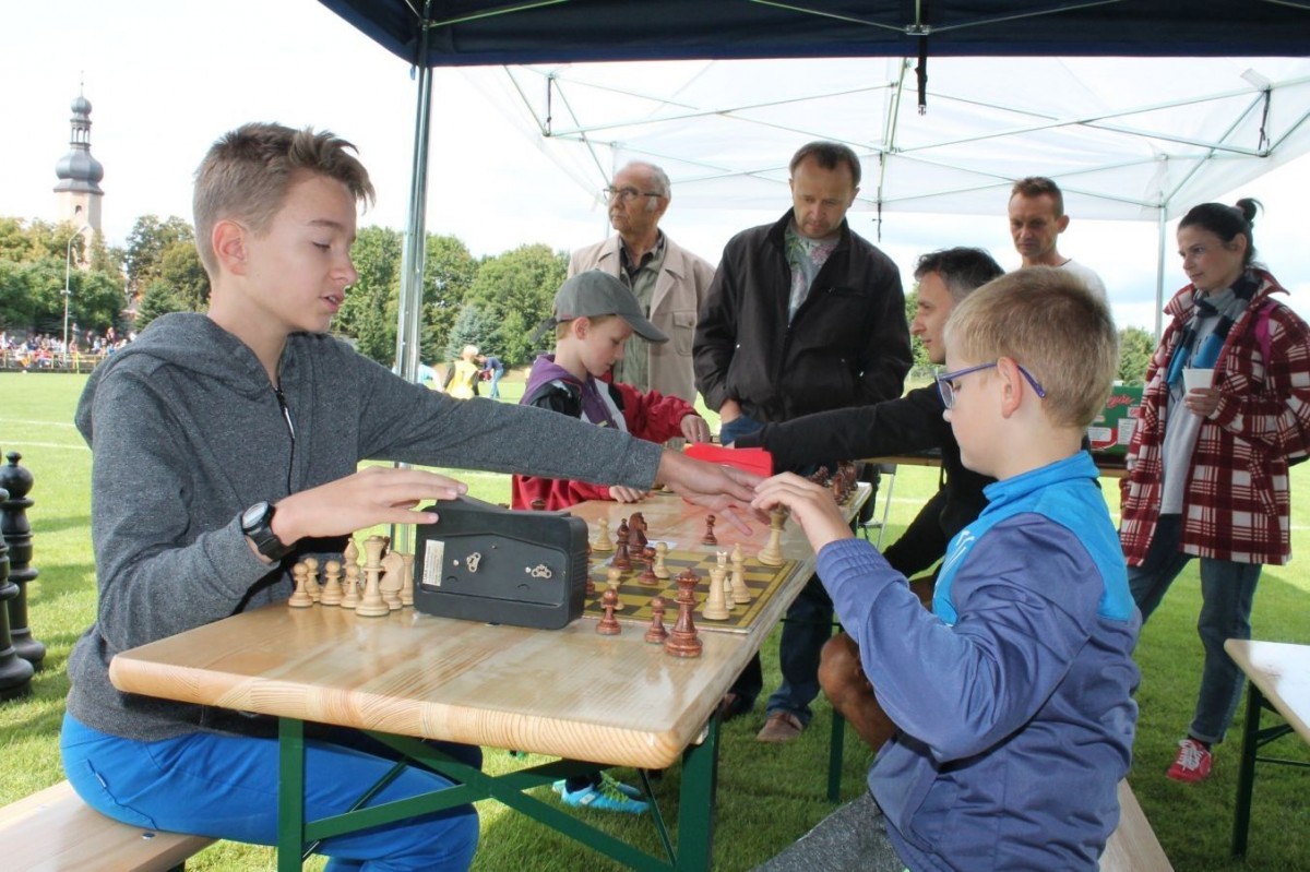 Radosław Majdan na Gminnym Festiwalu Sportu