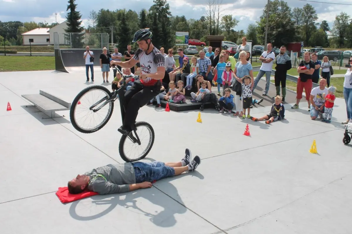 Radosław Majdan na Gminnym Festiwalu Sportu