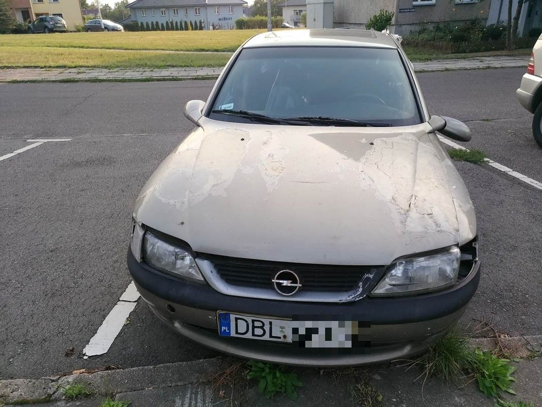 Wraki dwóch Opli straszą przy Kosiby