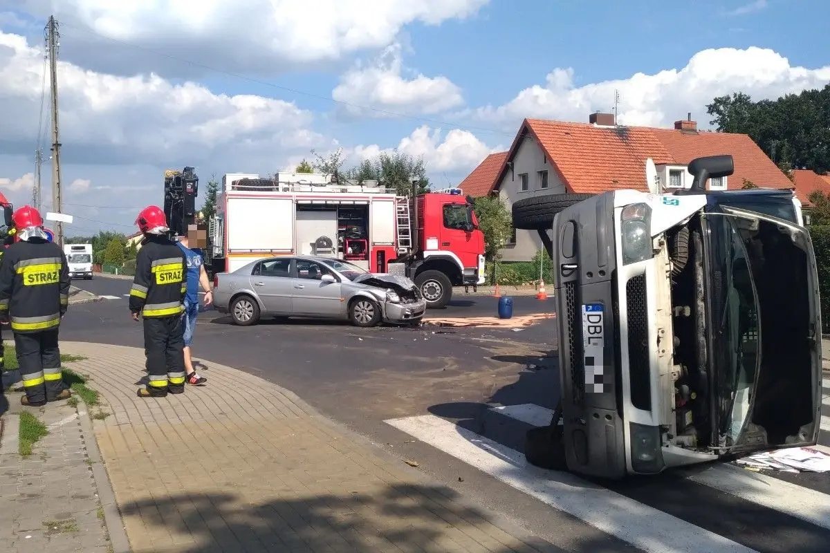 Wypadek na skrzyżowaniu Staszica z Góralską