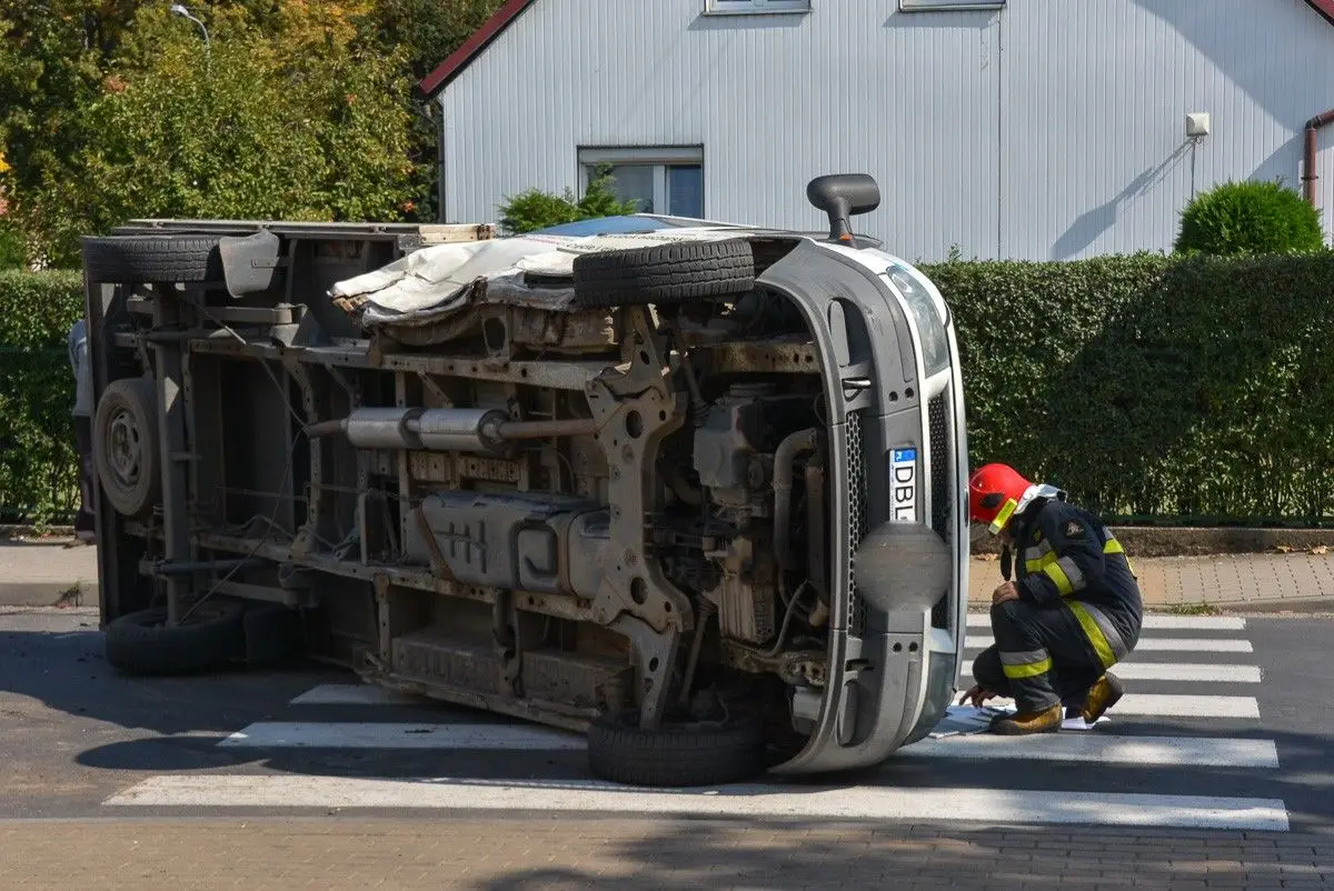 Wypadek na skrzyżowaniu Staszica z Góralską