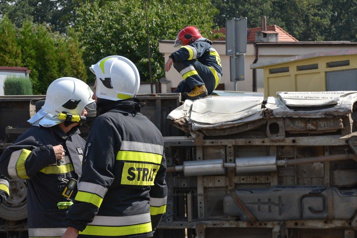 Wypadek na skrzyżowaniu Staszica z Góralską