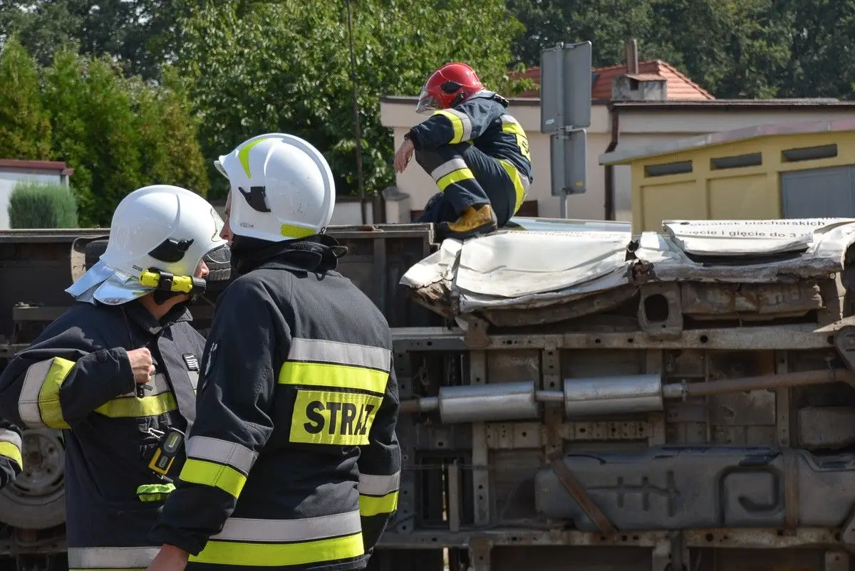 Wypadek na skrzyżowaniu Staszica z Góralską