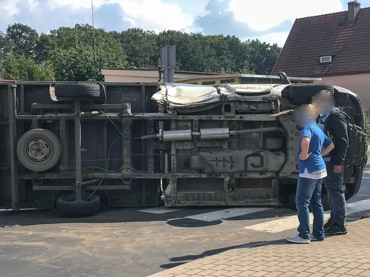 Wypadek na skrzyżowaniu Staszica z Góralską