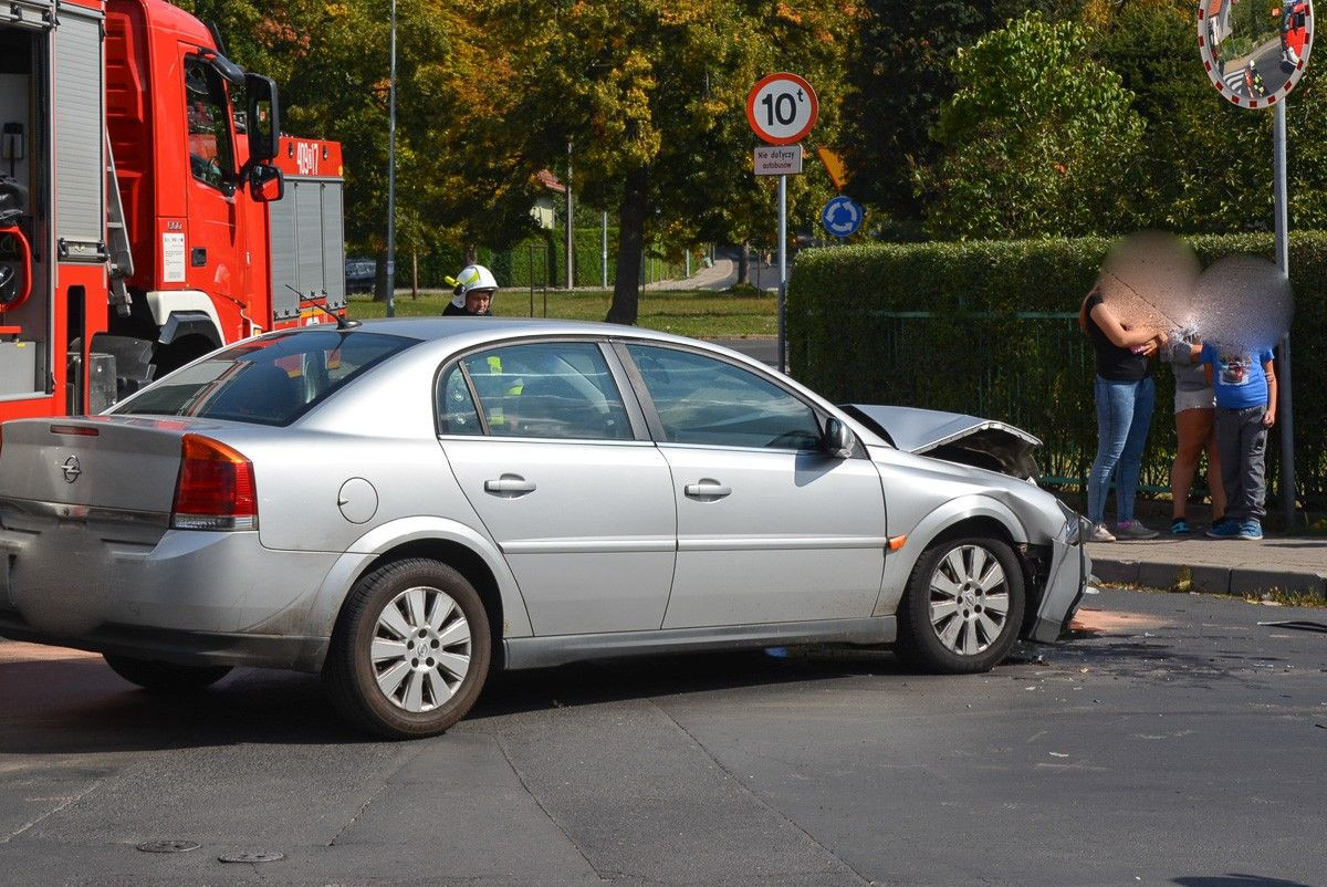 Wypadek na skrzyżowaniu Staszica z Góralską