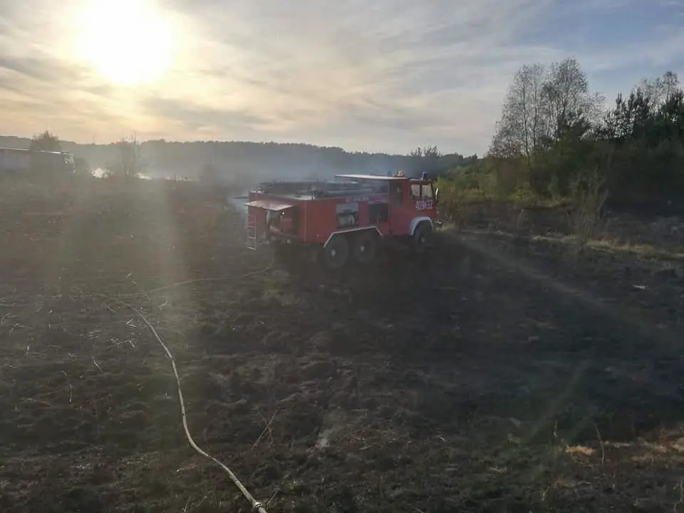 Pożar w Trzebieniu Małym