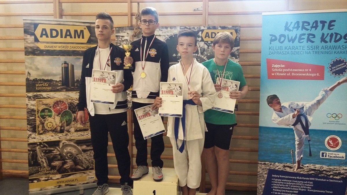 Karatecy TOP Bolesławiec rozpoczęli sezon. Dwa medale w Marcinkowicach