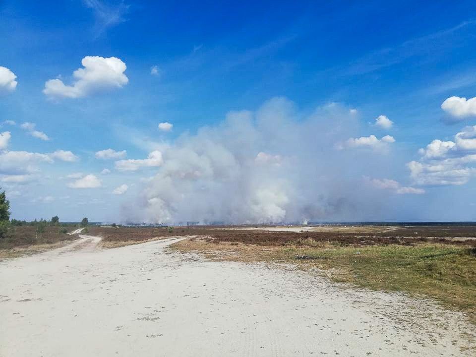 50 zastępów straży i 5 samolotów. Straszny pożar na poligonie w Świętoszowie