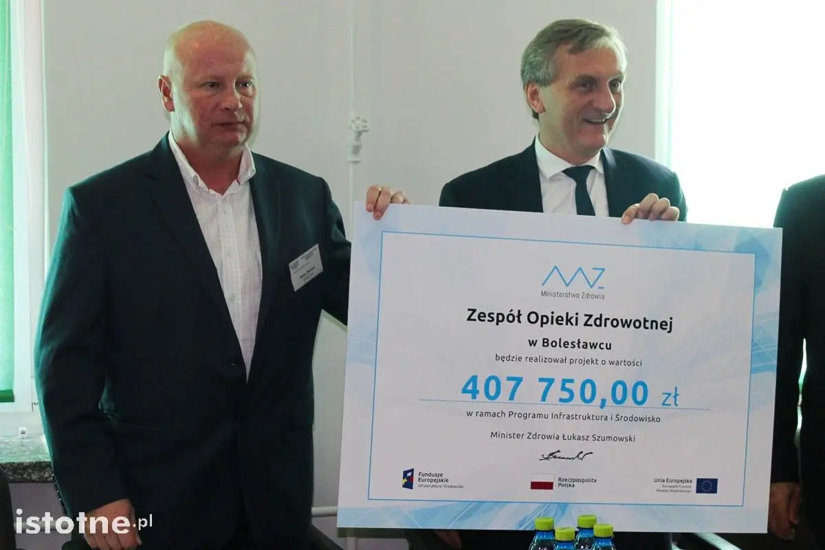 Ponad 400 tys. złotych dla bolesławieckiego szpitala z funduszy europejskich