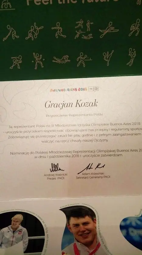 Bolesłavia ma Olimpijczyka!
