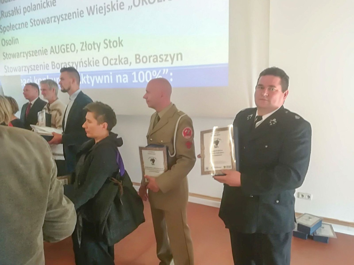Strażacy ochotnicy z Czernej nagrodzeni za aktywność