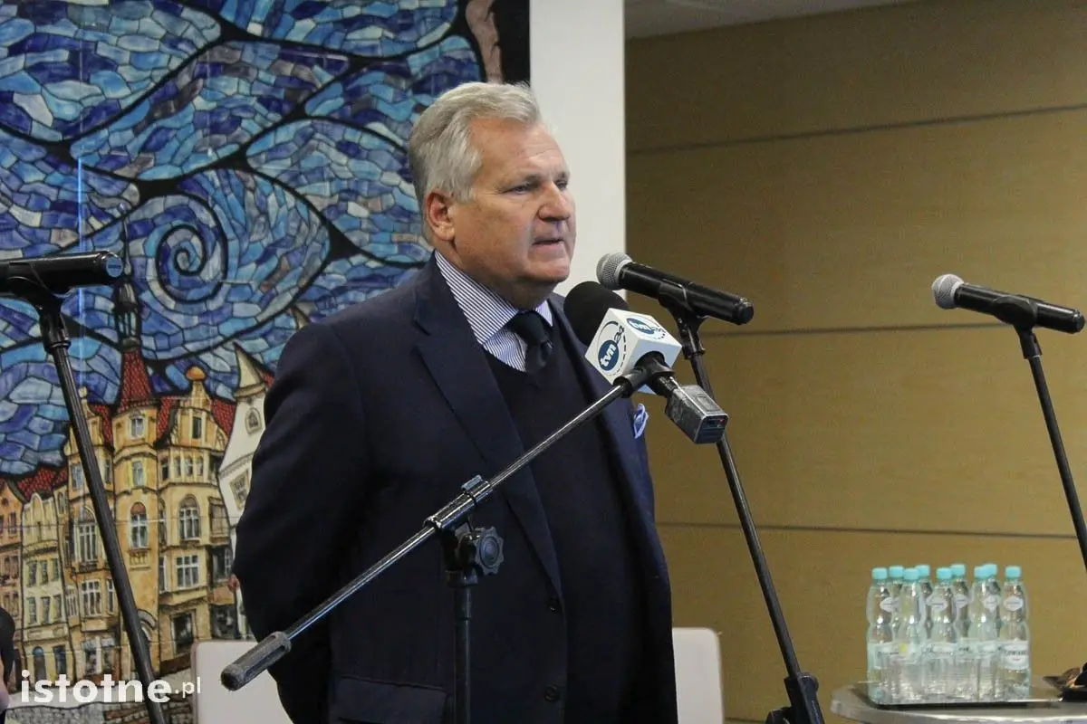 Aleksander Kwaśniewski w Bolesławcu