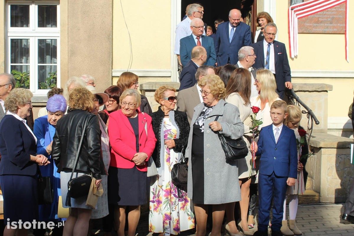 Odsłonięcie tablicy ku pamięci Jerzego Szmajdzińskiego