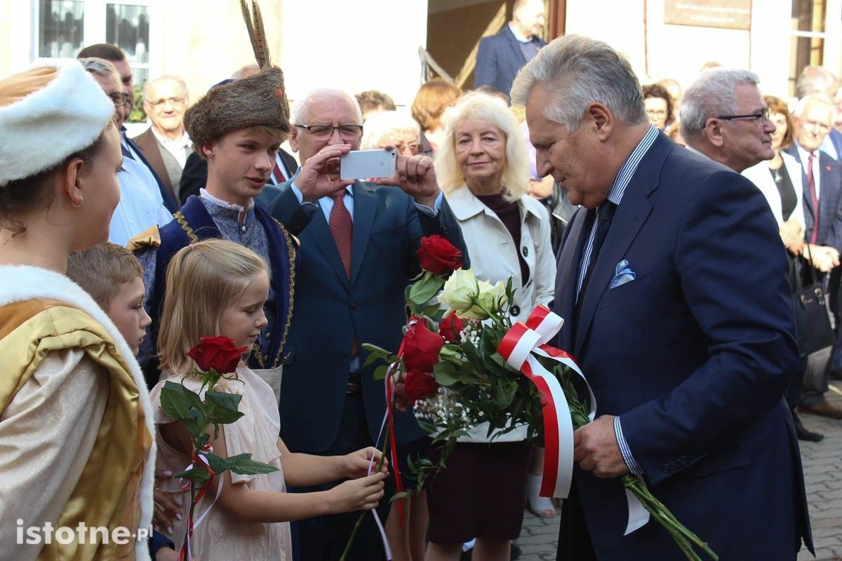 Odsłonięcie tablicy ku pamięci Jerzego Szmajdzińskiego
