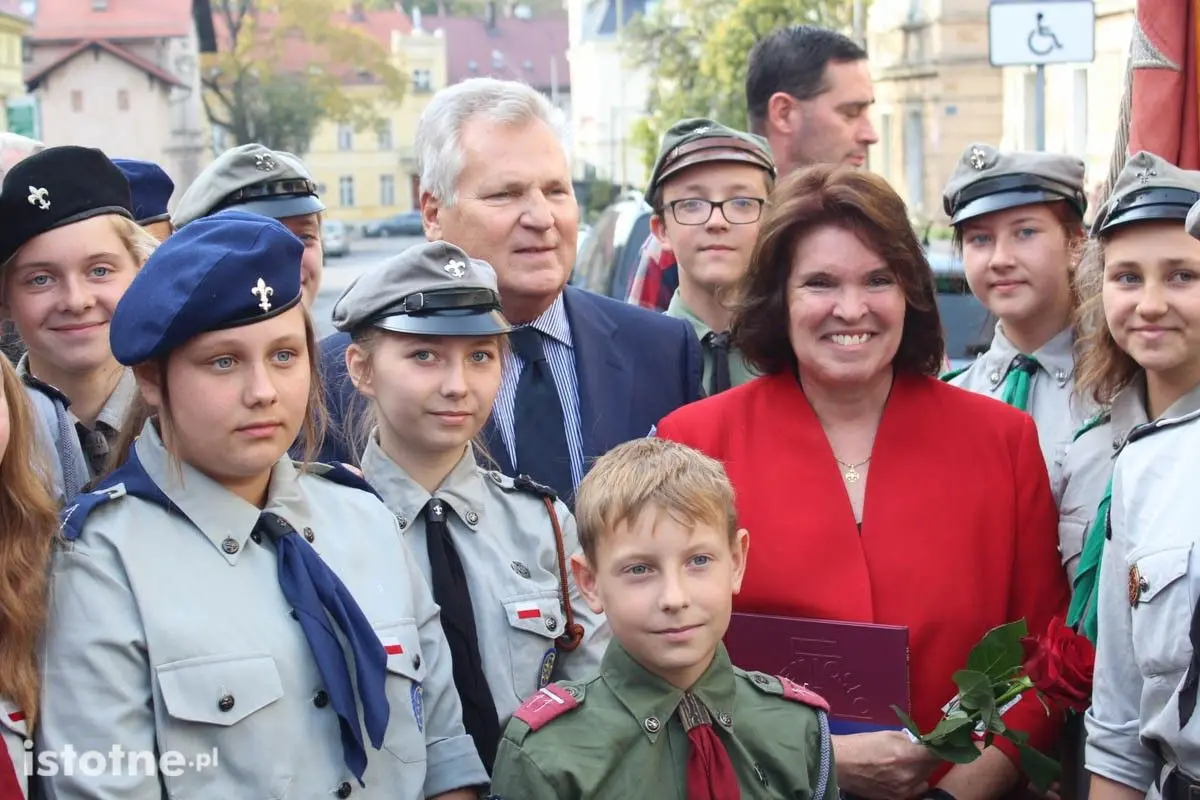 Odsłonięcie tablicy ku pamięci Jerzego Szmajdzińskiego