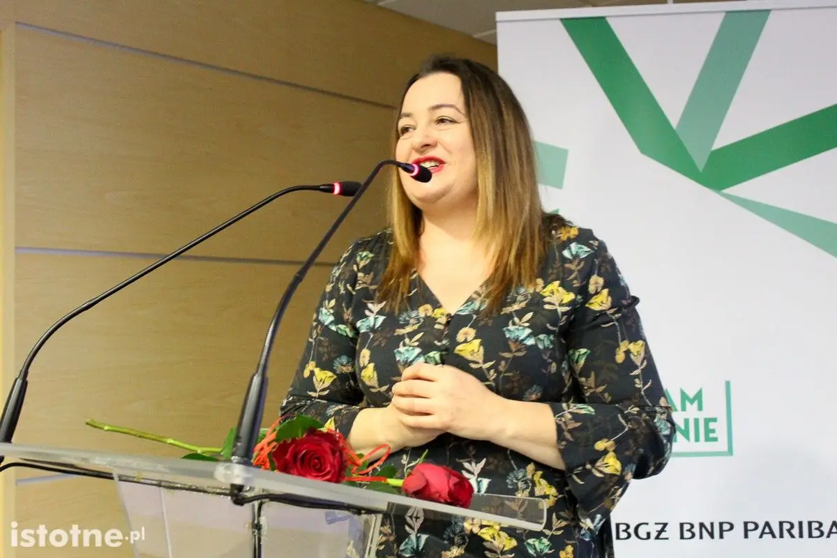 Grażyna Hanaf na wręczeniu nagród w konkursie Glina Show 2018