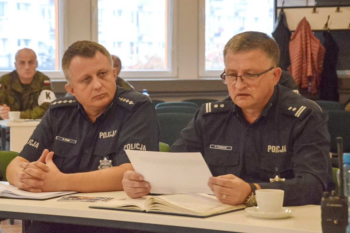 Starostwo: spotkanie koordynacyjne w ramach ćwiczeń Borsuk-18