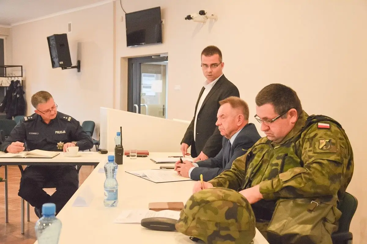 Starostwo: spotkanie koordynacyjne w ramach ćwiczeń Borsuk-18