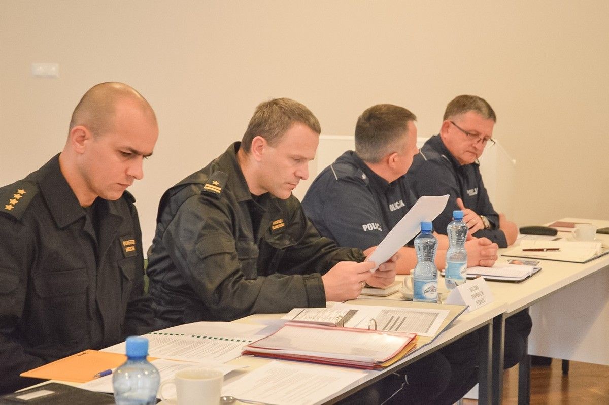 Starostwo: spotkanie koordynacyjne w ramach ćwiczeń Borsuk-18