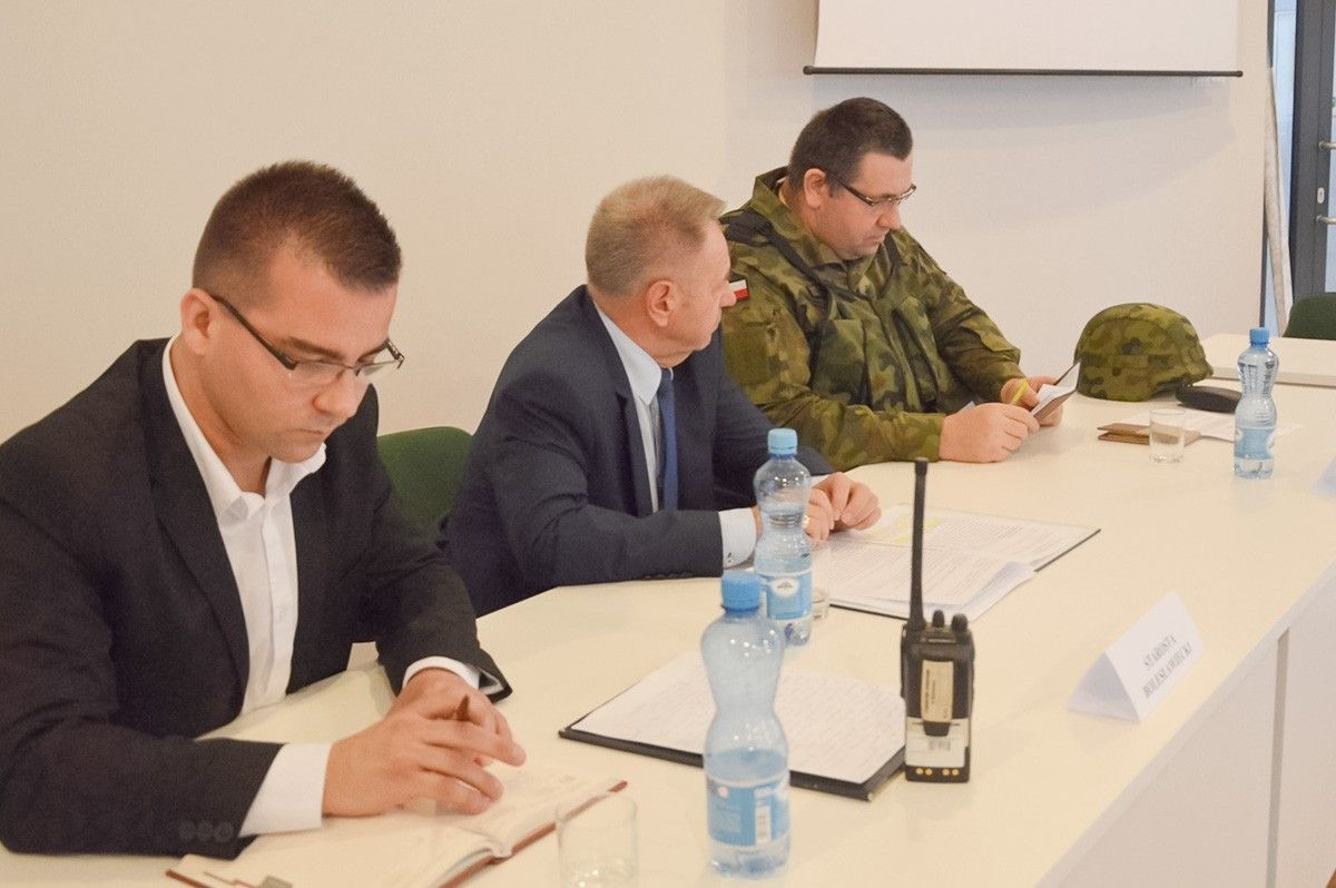 Starostwo: spotkanie koordynacyjne w ramach ćwiczeń Borsuk-18