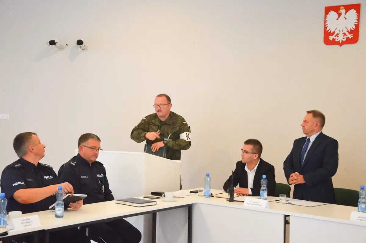 Starostwo: spotkanie koordynacyjne w ramach ćwiczeń Borsuk-18
