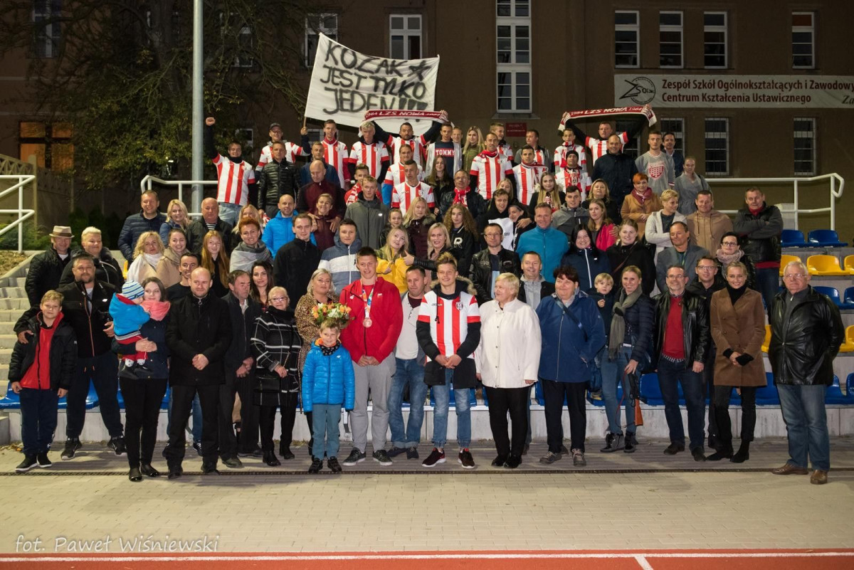 Powitali Gracjana Kozaka, brązowego medalistę z Buenos Aires