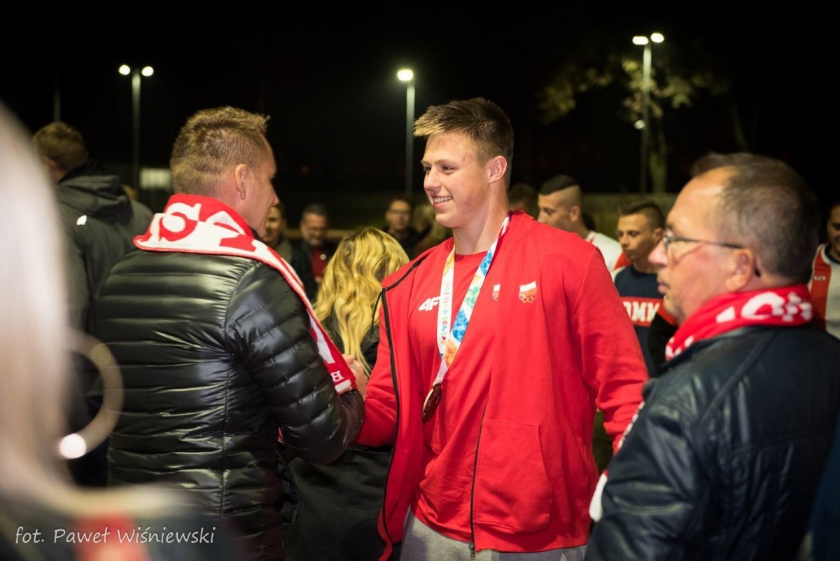 Powitali Gracjana Kozaka, brązowego medalistę z Buenos Aires