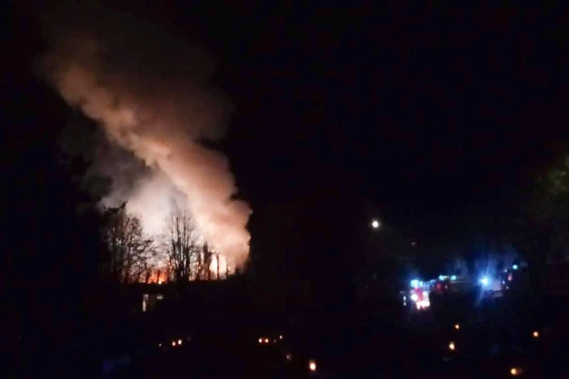 Pożar pustostanu w Nowogrodźcu