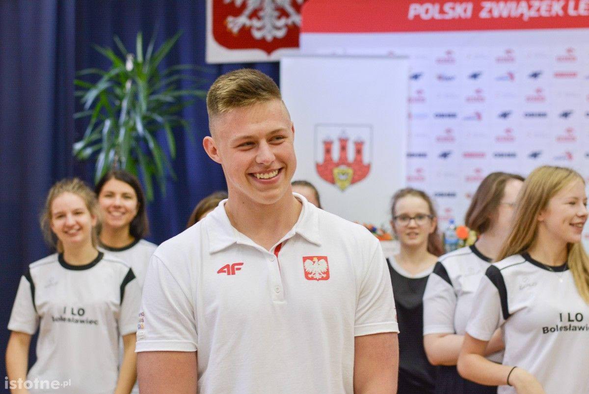 Oficjalne powitanie Gracjana Kozaka w I LO