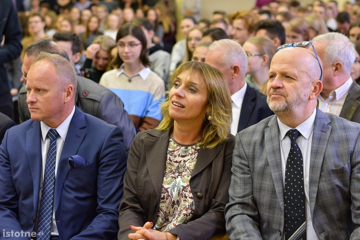 Oficjalne powitanie Gracjana Kozaka w I LO