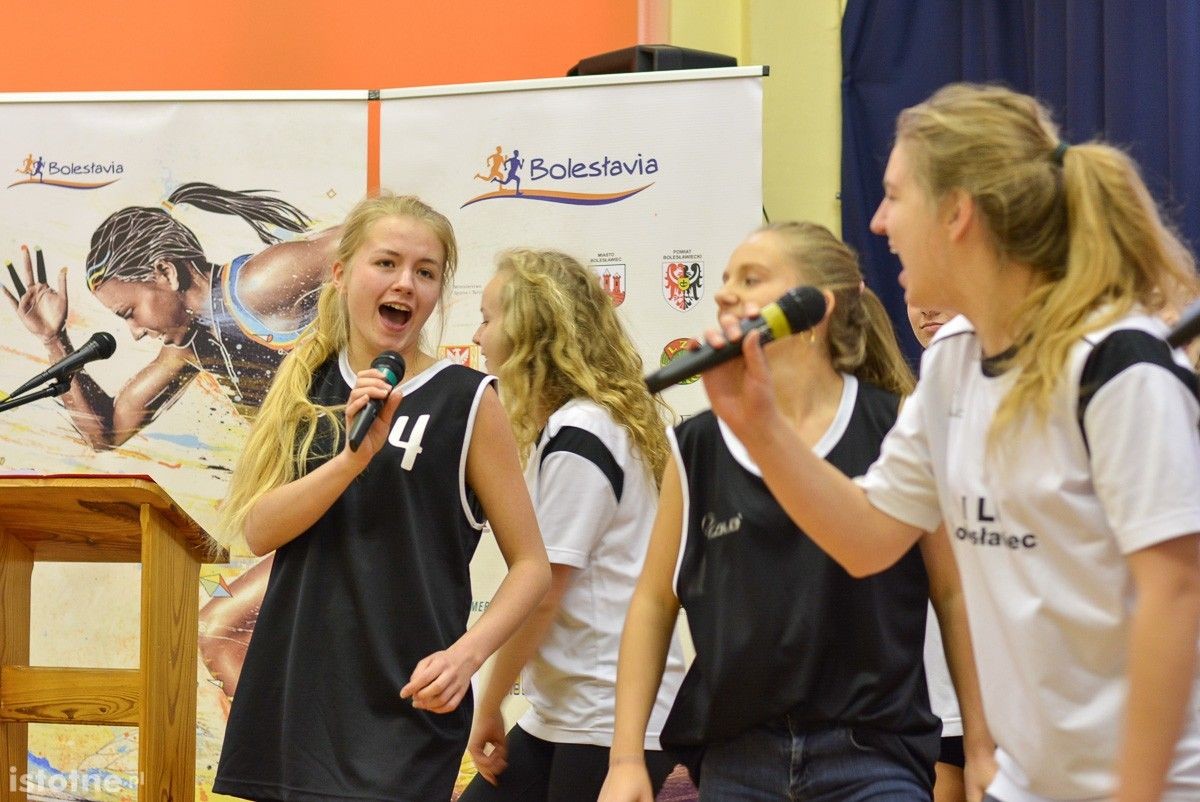 Oficjalne powitanie Gracjana Kozaka w I LO