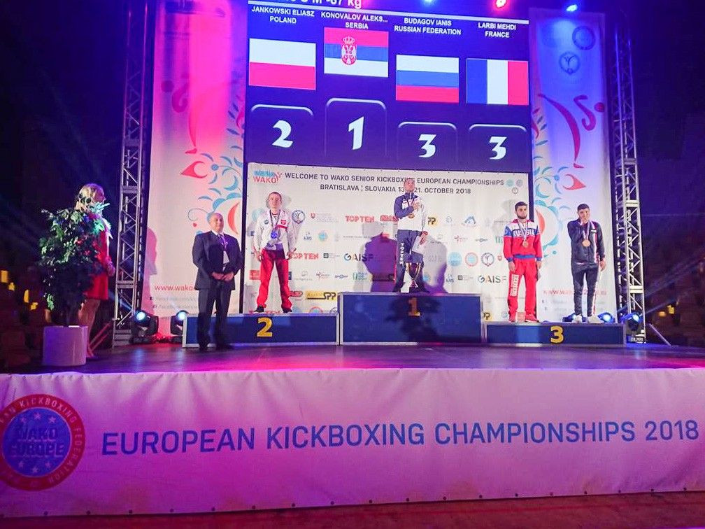 Świętoszowski pancerniak Eliasz Jankowski wicemistrzem Europy w kickboxingu