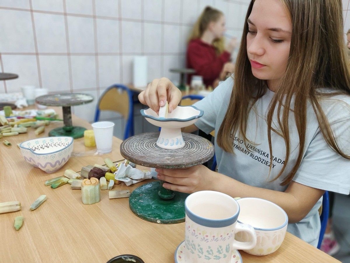 Młodzież z Ukrainy dwukrotnie w Mieście Ceramiki
