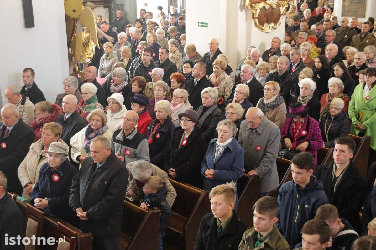 Msza w setną rocznicę odzyskania niepodległości przez Polskę