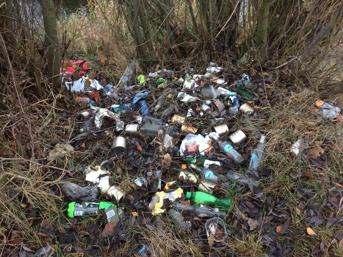 Bolesławianie nietypowo uczcili 100-lecie Niepodległości. Posprzątali plaże żwirowni