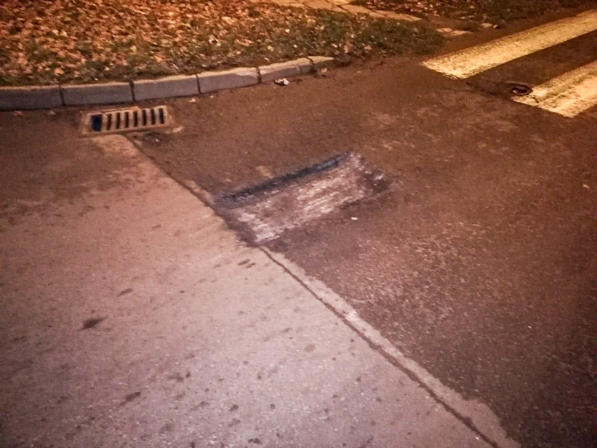 Dziury w jezdni na ul. Jeleniogórskiej