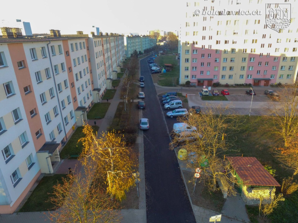 Nowa nawierzchnia przy Gałczyńskiego w Bolesławcu