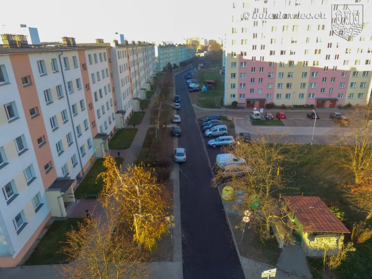 Nowa nawierzchnia przy Gałczyńskiego w Bolesławcu