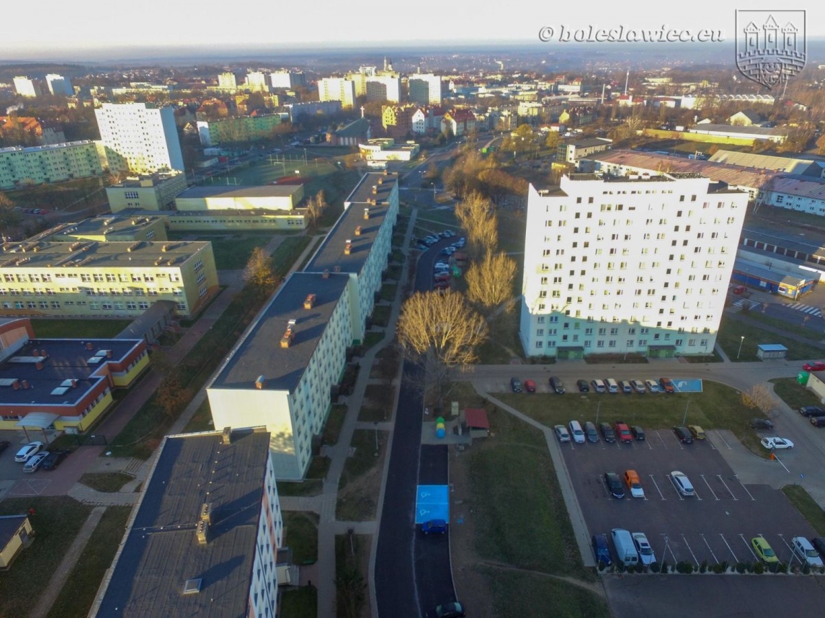 Nowa nawierzchnia przy Gałczyńskiego w Bolesławcu